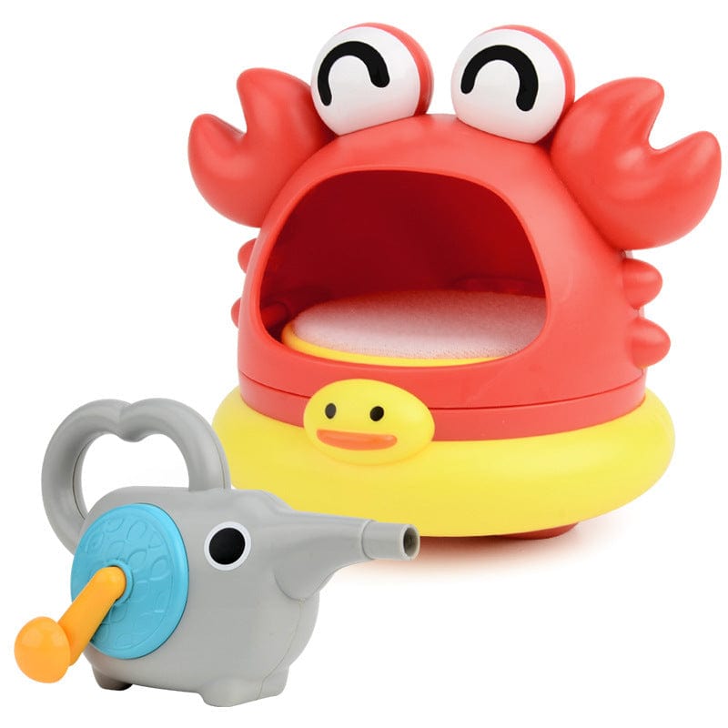 myhomenow.ch Kinder Red Bubble Blowing Shark Bathroom Bath Toys Children Outdoor Playing In Water Crab Blowing Foam Making Machine