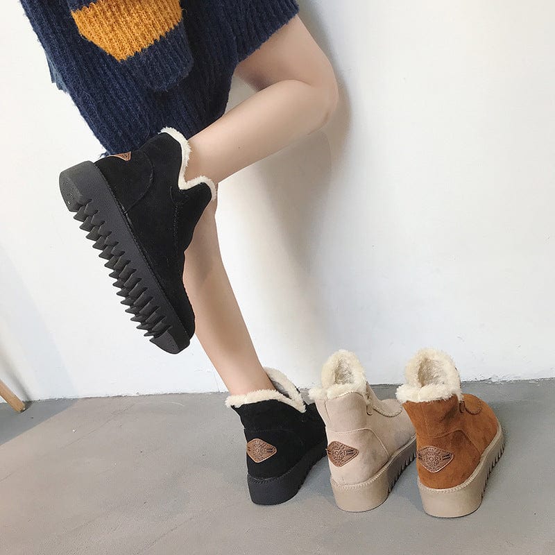 myhomenow.ch Kleidung Plush cotton boots Martin boots