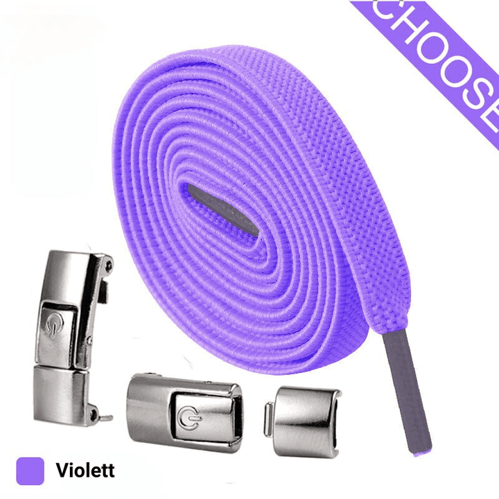 myhomenow.ch Kleidung Violett Elastische Schnürsenkel