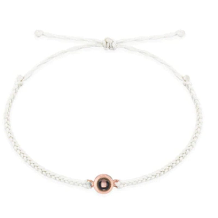 myhomenow.ch Kleidung White rope with rose gold 100 sprachen ICH Liebe Sie Nano Projektion Armband