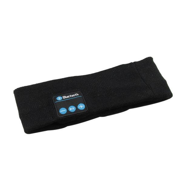 myhomenow.ch Sport Black1 Wireless Bluetooth Headband Outdoor Fitness Yoga Headband