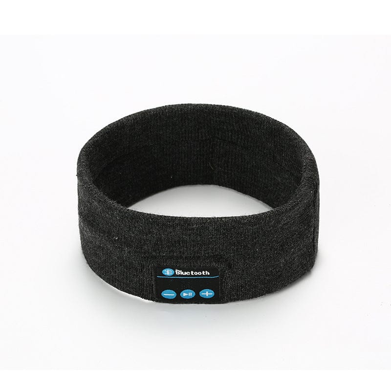 myhomenow.ch Sport Dark Grey1 Wireless Bluetooth Headband Outdoor Fitness Yoga Headband