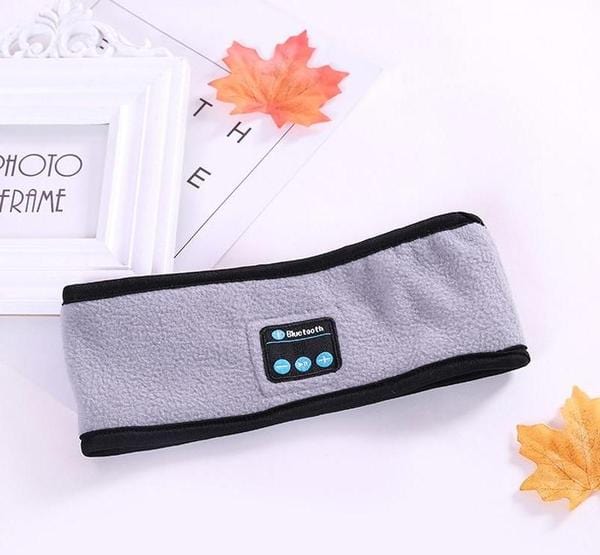 myhomenow.ch Sport Gray Wireless Bluetooth Headband Outdoor Fitness Yoga Headband