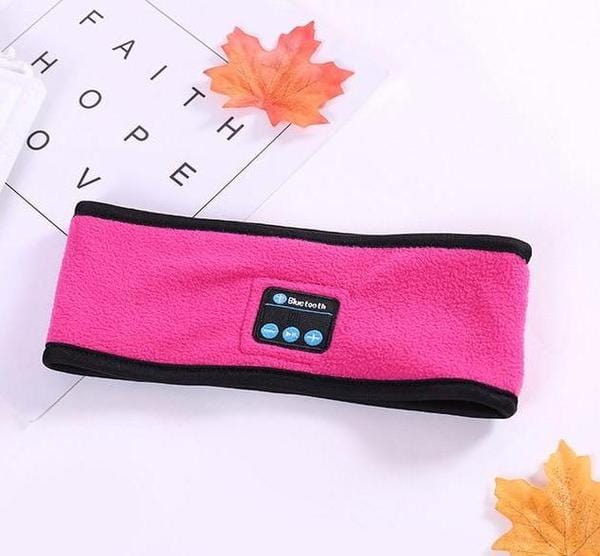 myhomenow.ch Sport Rose red Wireless Bluetooth Headband Outdoor Fitness Yoga Headband